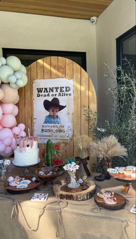 // w e s t e r n Rodeo Birthday Dessert Table, 1st Rodeo Dessert Table, Rodeo Desert Table, Rodeo Candy Table, First Rodeo Birthday Table Decor, My First Rodeo Dessert Table, First Rodeo Table Decor, Cowboy Dessert Table, Rodeo Dessert Table