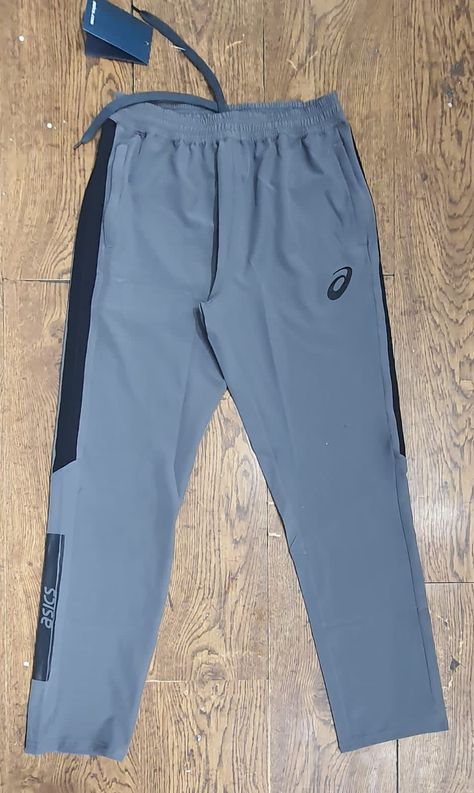 *Mens # Track Pants* *Brand # Asics* *Style # Ns Nylon Lycra With side patti* Fabric # 💯% Imported Ns Lycra heavy gsm with *both pkt. Zip. & with Contrast Leser Cut design With embroidery Logo* *Size : M-L-XL-XXL * **Price 800 free shipping** *PRIMIUM QUALITY* Full stock available PY Asics Style, Boys Dresses, Mens Track Pants, Asics Fashion, Pant Design, Groom Dress Men, Track Pants Mens, Men Sport Pants, Dress Men