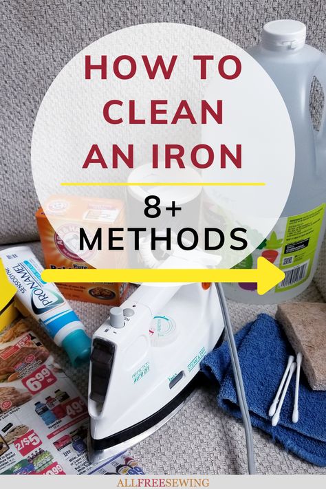 How To Clean The Bottom Of An Iron, How To Clean Your Iron Plate, Iron Cleaning Hacks, How To Clean An Iron, Clean An Iron Plate, Cleaning An Iron, Cleaning Iron Plate, Clean An Iron, Iron Burn