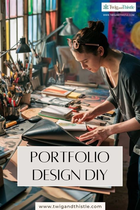 Learn how to design a unique DIY portfolio that reflects your creativity. Perfect for artists, designers, and creatives! #PortfolioDesign #DIYProjects #CreativeDIY #HandcraftedPortfolio #ArtisticTouch Art And Design Portfolio Ideas, Diy Portfolio Design, How To Make A Portfolio, Artist Portfolio Ideas, Craft Portfolio, Diy Portfolio, Business Portfolio, Artist Portfolio, Creative Portfolio