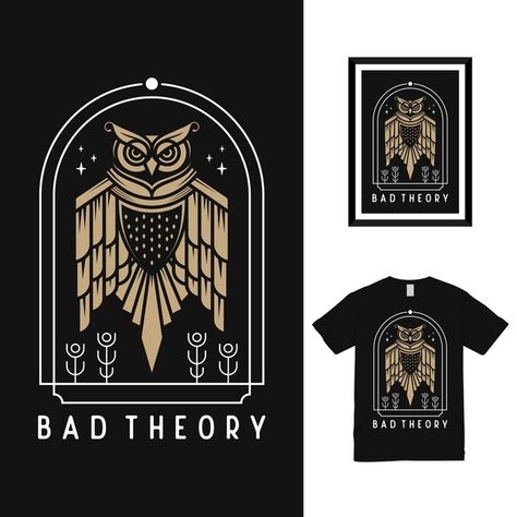 Flying Owl, Minimalist Streetwear, Owl Shirt, Owl T Shirt, Skate Art, Fashion T Shirt, Psd Files, Vector Photo, T Shirt Design