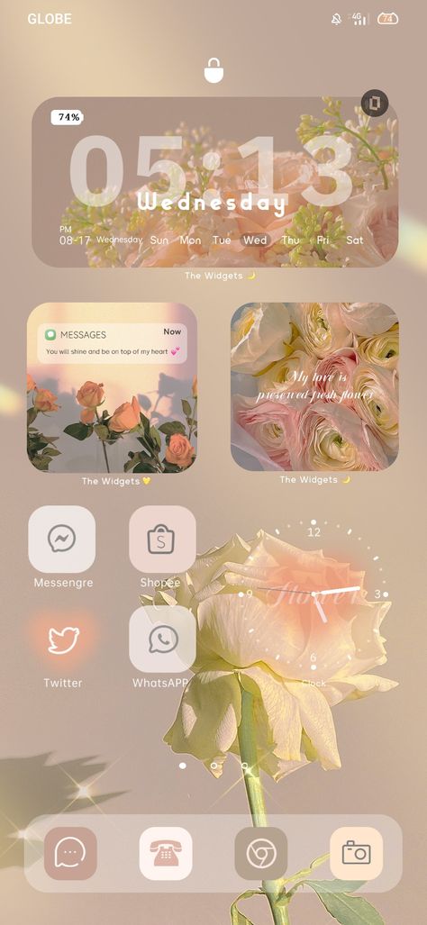 Ios Theme Beige, Theme Apps For Android, Aesthetic Theme For Phone, Phone Themes Aesthetic Ideas, Aesthetic Themes For Android, Best Themes For Android, Phone Theme Ideas Pink, Android Home Screen Ideas, Aesthetic Phone Theme Idea