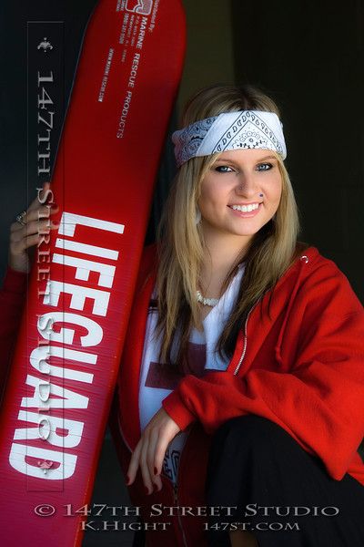 This session of Cassy's included her summer job lifeguard at the pool. Photographer/ Senior Portraits Spirit Lake Okoboji Dickinson County Iowa Jackson County MN Lifeguard Senior Pictures, Lifeguard Pose Reference, Lifeguard Reference, Junior Lifeguard, Lifeweaver Lifeguard, Real Life Photography, Theme Photoshoot, Summer Job, Jackson County