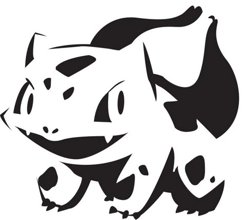 Bulbasaur Pokémon Stencil, Bulbasaur Pumpkin, Pokemon Pumpkin Stencils, Pokemon Stencils, Disney Pumpkin Stencils, Pikachu Card, Pokemon Pumpkin, Pumpkin Carving Stencils Templates, Pumpkin Templates