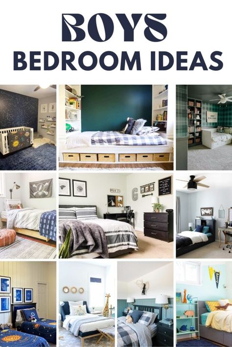 Transform your little one's space into a haven of creativity and adventure with these awesome boy's bedroom ideas! From bold superhero themes to rustic camping vibes, discover inspiration to ignite their imagination and make bedtime their favorite time of day. Dive into our curated collection and let the magic begin Minimalist Boys Bedroom, Adventure Bedroom, Shared Boys Rooms, Rustic Camping, Boy Bed, Boys Bedroom Themes, Boy Bedrooms, Superhero Bedroom, Bookshelves In Bedroom