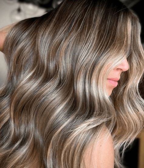 Ash Brown Hair With Highlights, Dirty Blonde Hair With Highlights, Mushroom Hair, Dark Blonde Hair Color, Brown Hair Shades, Dyed Blonde Hair, Balayage Blonde, Spring Hair Color, Dirty Blonde Hair