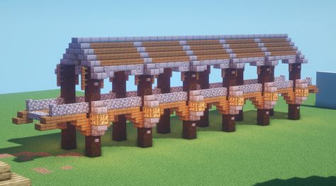 Minecraft on reddit Minecraft Infrastructure, Minecraft Bridge, Bridge Ideas, Construction Minecraft, Minecraft Building Guide, Minecraft Decoration, Rumah Minecraft Sederhana, Minecraft Structures, Minecraft Interior Design