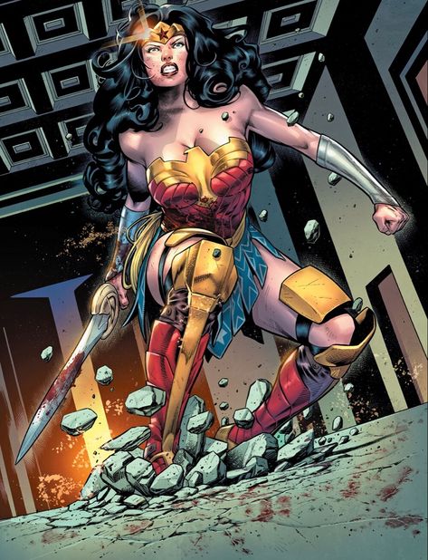 Wonder Woman Art, Big Curly Hair, Female Hero, Arte Dc Comics, Dc Comics Artwork, Batman Comics, Dc Comics Art, Dc Heroes, Superhero Art