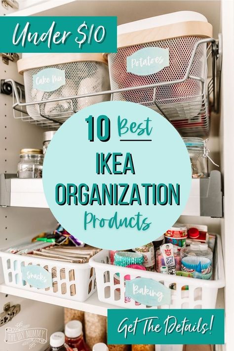 Ikea Pantry Organization, Ikea Decor Hacks, Ikea Kitchen Organization, Easy Storage Hacks, Ikea Pantry, Ikea Closet Organizer, Ikea Organization Hacks, Best Ikea Hacks, Ikea Organization