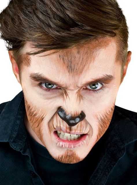 Werewolf Face Paint, Werewolf Fangs, Werewolf Makeup, Wolf Makeup, Face Paint Set, Werewolf Costume, Professional Makeup Kit, Face Paint Kit, Face Paint Makeup