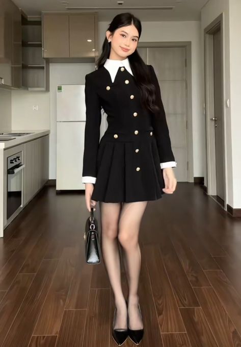 Kdrama Rich Girl Outfit, Rich Kdrama Outfits, Rich Girl Outfit, Kdrama Outfits, Rich Girl Outfits, Mean Girl, Fashion Drawing Dresses, Japan Girl, Dream Girl