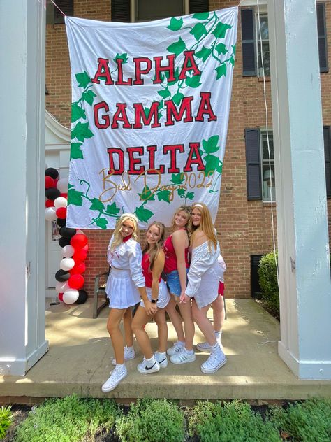 Alpha Gamma Delta Bid Day, Ivy League Bid Day, Recruitment Themes, Theta Phi Alpha, Sorority Bid Day, Bid Day Themes, Alpha Gamma Delta, Alpha Phi, Ivy League