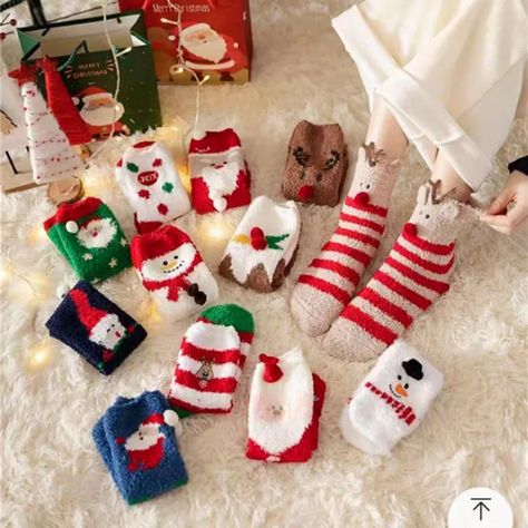 🔍Search: <Christmas Socks> in #fashiontiy with Code“FREDA” and enjoy 70%+ CHEAPER ✨NO LICENCE NEEDEDs ✨SOURCING WITHOUT EXTRA FEES ✨GLOBAL FAST SHIPPING Velvet Socks, Santa Socks, Fleece Socks, Santa Claus Reindeer, Holiday Socks, Fluffy Socks, Warm Christmas, Fuzzy Socks, Warm Socks