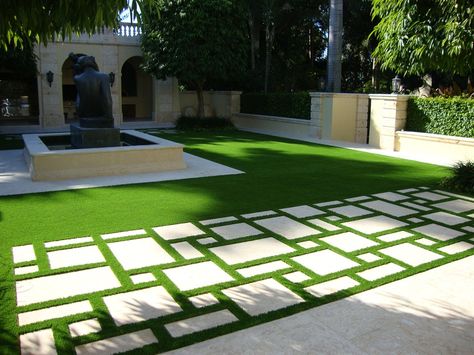 Pavers Backyard, Paver Designs, No Grass Backyard, Patio Pavers, Pathway Landscaping, Paver Walkway, Artificial Lawn, Garden Walkway, Web Images