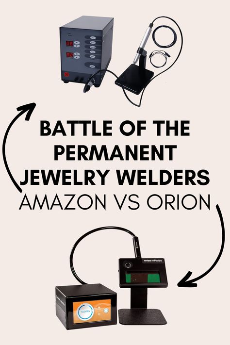 If you’re interested in starting a permanent jewelry business I’m sure the question of which welder to buy has crossed your mind multiple times. Today I’m comparing the Amazon unbranded welder to the Sunstone Orion mPulse welder. I share the pros and cons of each as well as my final thoughts. Permanent Jewelry Welder, How To Start Permanent Jewelry Business, Permanent Jewelry Business, Arc Welders, Permanent Jewelry, Jewelry Education, The Amazon, Jewelry Business, The Question