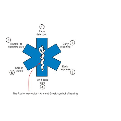 The meaning of the star of life Auscultating Lung Sounds, Pediatric Vital Signs, Emt Training, Ems Quotes, Emt Study, Ems Tattoos, Lung Sounds, Ems Humor, Medical Tattoo