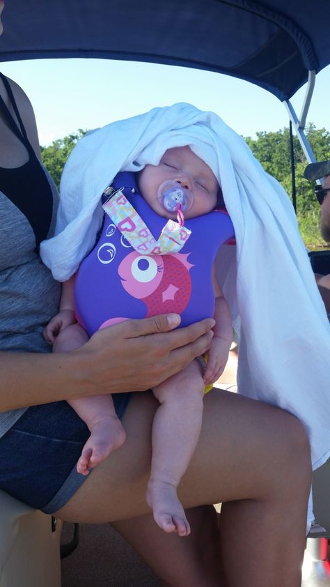 Boating With Baby, Boating Hacks, Baby Items Must Have, Baby Sun Protection, 2 Month Baby, 7 Month Old Baby, 4 Month Old Baby, Boat Supplies, Boating Tips