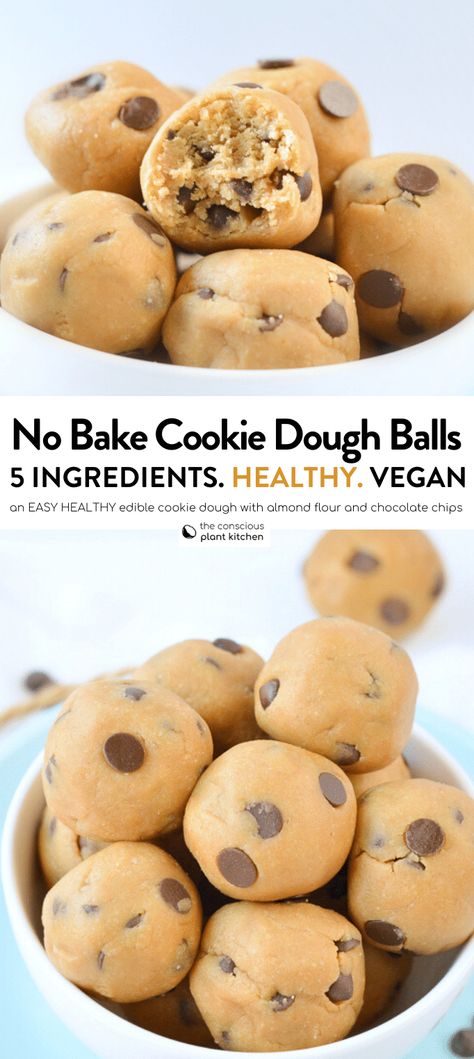 Cookie Dough Vegan, Edible Cookie Dough Bites, Cookie Healthy, No Bake Cookie, Edible Cookie Dough Recipe, No Bake Cookie Dough, Healthy Cookie Dough, Healthy Snacks To Buy, Vegan Snack Recipes