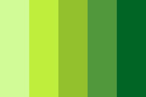 Bright Green Colour Palette, Bright Green Color Palette, Garden Color Palette, Green Color Palettes, Color Names Chart, Palette Garden, Ibis Brushes, Hex Color, Green Color Palette