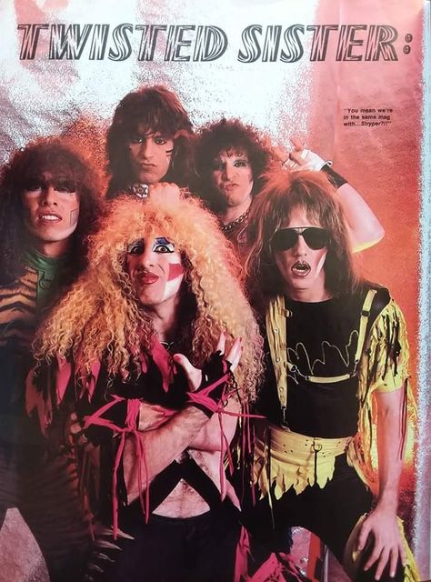 Twister Sister, 80s Metal Bands, 70s Rock Bands, Sister Wallpaper, Dee Snider, Classic Rock Artists, Glam Rock Bands, Hair Metal Bands, 80s Stuff