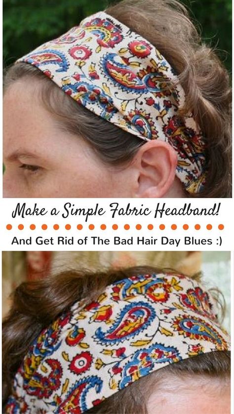 Cute and easy headband tutorial.  DIY cloth headband by Gingercake.  Easy and quick!  Looks cute too. Cloth Headband, Sewing Headbands, Headband Diy, Bohemian Headband, Diy Crafts For The Home, Headband Tutorial, How To Make Headbands, Headband Outfit, Crafts For The Home