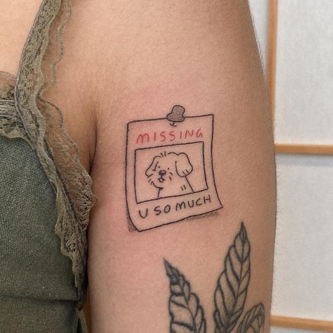 just a bunch of humans missing their little angels🐶🌟 • • • #illustration #doodle #handpoke #handpoked #handpokedtattoo #stickandpoked #tattoo #machinefree #machinefreetattoo #sgtattoo Angel Aesthetic Tattoo, Milk Carton Tattoo, Weird Stick And Poke Tattoo, Stick And Poke Tattoo Jellyfish, Stick And Poke Flash, 2024 Tattoo Ideas, Stick And Poke Fairy, Funky Tattoo Ideas, Sick N Poke Tattoo