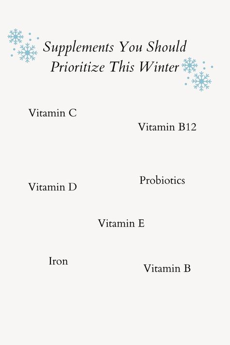 Winter Vitamins, Women Health Vitamins, Winter Staples, Winter Health, Fun Diy Projects, Iron Vitamin, Stop Sweating, Vitamin B12 Deficiency, Autoimmune Protocol