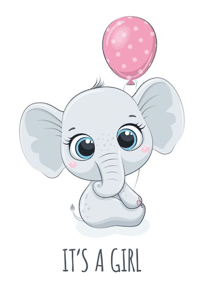 Printable Baby Cards Cute Elephant Pink Ballooon Girl Baby Girl Stickers Free Printable, Pink Elephant Wallpaper, Baby Girl Stickers, Congratulations Baby Girl, New Baby Wishes, Scrapbook Printables Free, Elephant Wallpaper, Magic Bean, Idee Babyshower