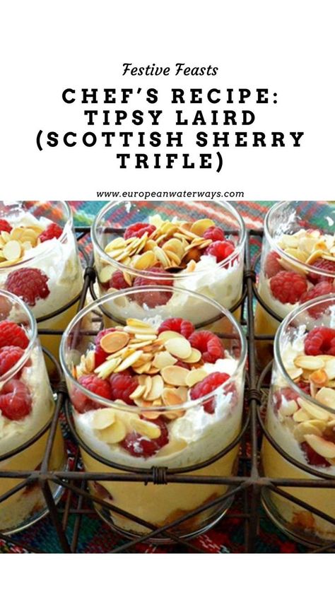 Here’s a recipe for a delicious dessert – Tipsy Laird – a Scottish version of the classic sherry trifle which is often served on special occasions like Christmas or New Year’s Eve. Triffle Recipe, Clootie Dumpling, Sherry Trifle, Trifle Dish, Scottish Recipes, Trifle Recipe, Christmas Pudding, Chef Recipes, Trifle