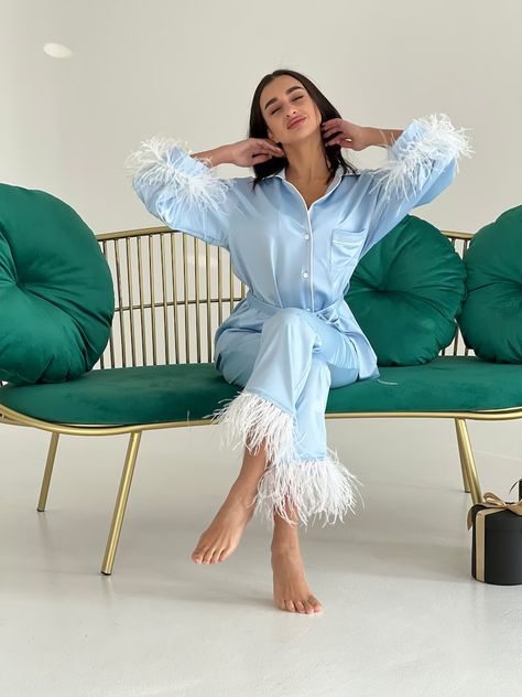 Holiday Pajamas Women for Wedding Bride Getting Ready Outfit. - Etsy Bosnia and Herzegovina Getting Ready Pajamas, Bride Getting Ready Outfit, Wedding Bride Getting Ready, Holiday Pajamas Women, Bridal Party Pajamas, Pajamas Silk, Bridesmaid Pajama Set, Bridal Pajamas, Satin Pj Set