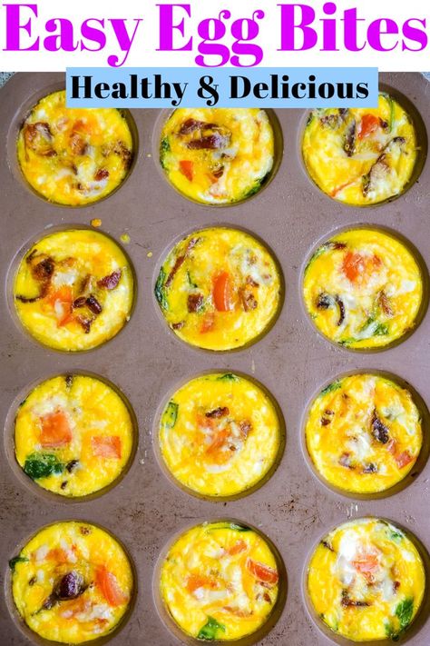 Egg Bites Muffin Tins Keto, Oven Egg Bites Recipe, Egg Poppers Breakfast, Egg Bites For Freezer, Egg Bites Breakfast Recipes, Egg Bites Muffin Tins Freezer, Muffin Cup Egg Bites, We Egg Bites, Egg Bites Cupcake Pan