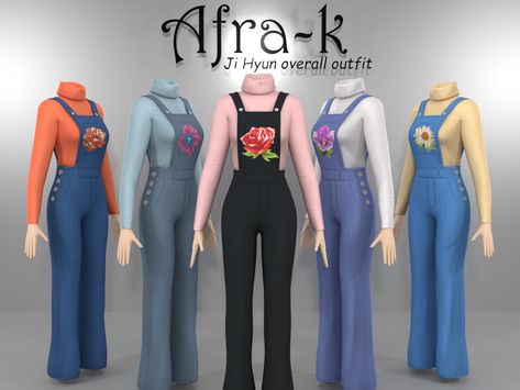 Sims 4 Cc Clothes Overalls, Sims 4 Dungarees, Sims 4 Cc Dungarees, Ts4 Overalls, Sims 4 80s Cc Clothes, Jumpsuit Sims 4 Cc, Overalls Sims 4 Cc, Sims 4 Cc Grandma Clothes, Sims 4 Cc Cold Weather Clothes