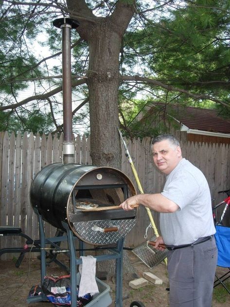 Pizza Oven Outdoor Kitchen, Oven Diy, Portable Pizza Oven, Portable Oven, Diy Pizza Oven, Brick Pizza Oven, Diy Pizza, 55 Gallon Drum, Bbq Grill Design