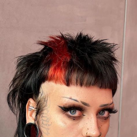 Fang Bangs, Pride Colors, Oc Inspo, Makeup Inspiration, Hair Ideas, Something New, Bangs, Hair Color, Makeup