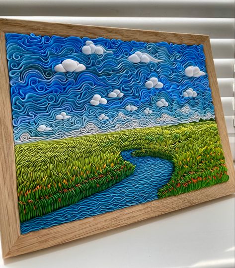 Clay Activity, Polymer Clay Painting, Quilling Animals, Funny Artwork, Paper Quilling Patterns, Air Dry Clay Projects, Diy Crafts For Adults, Ceramic Wall Art, Quilling Patterns