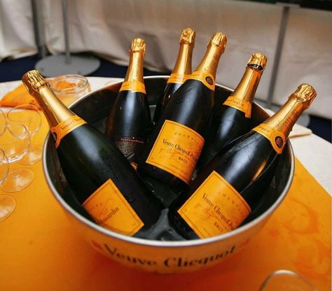 Vueve Clicquot Champagne for life's many celebrations. Vueve Champagne, Champagne Images, Christmas Engagement Party, Champagne Decor, Veuve Cliquot, November Ideas, November Christmas, Yellow Label, Christmas Engagement