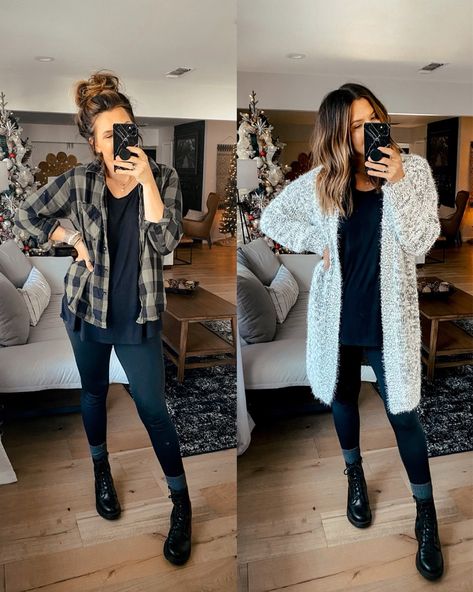 Fall Outfits With Combat Boots, Combat Boot Outfits Plus Size, Leggings And Combat Boots Outfit, Plus Size Combat Boots Outfit, Cute Outfits With Combat Boots, Leggings With Combat Boots, Combat Boots With Leggings, Combat Boots Outfit For Women, Combat Boots Outfit Fall