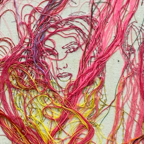 Ghada Amer, Textiles, Art