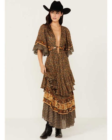 Women's Dresses & Skirts - Boot Barn Boot Barn Outfits Women, Barn Outfits, Boot Barn, Tiered Ruffle Skirt, Cutout Maxi Dress, Skirts With Boots, Todays Outfit, Get Directions, Western Dresses