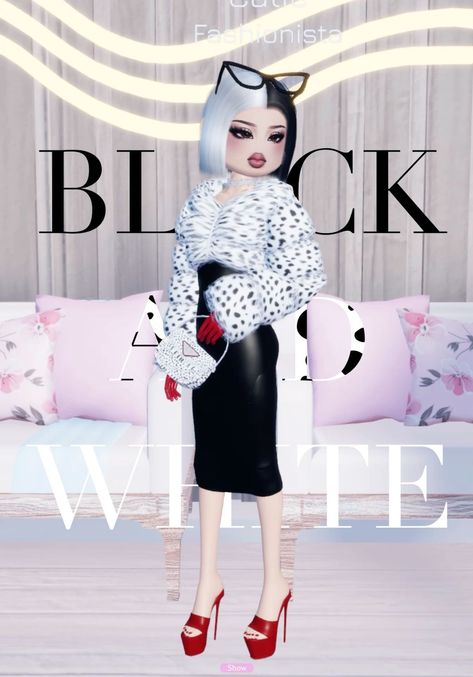 First Date Dress, Bratz Inspired Outfits, Black White Outfit, Black And White Theme, Theme Dress, Black White Dress, Themed Outfits, Play Dress, Black N White Dress