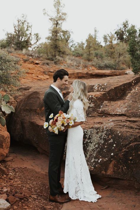 Modest Stylish Wedding Dresses, Boho Wedding Dress With Short Sleeves, Pretty Simple Wedding Dresses, Simple Bohemian Wedding Dress, Mormon Wedding Dresses, Flutter Sleeve Wedding Dress, Utah Wedding Dress, Bridesmaid Dresses Formal, Anthropologie Wedding