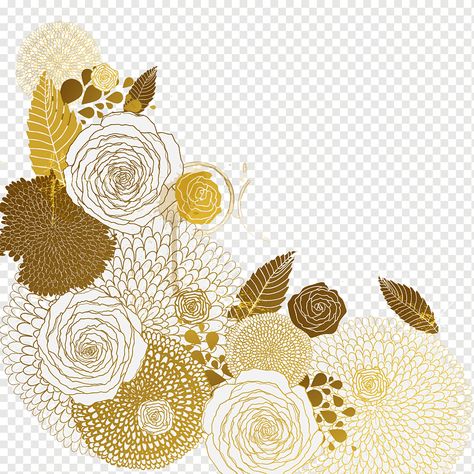 Gold Ideas, Pink Flowers Background, Watercolor Flowers Pattern, Flower Print Pattern, Florist Logo, Flower Vector, Flowers Vector, Flowers Png, Brown Flower