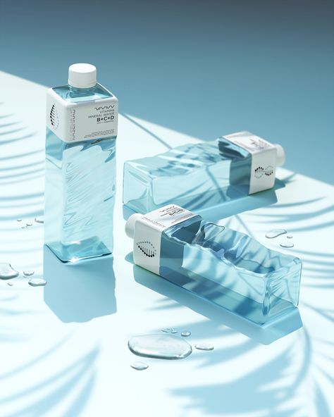 Kasemrad Vitamin Mineral Water – Packaging Of The World Toothbrush Photoshoot, Mineral Water Packaging, Bottle Design Water, Water Bottle Label Design, Brand Moodboard, Photography Posters, Mineral Water Bottle, Water Packaging, Bottle Design Packaging