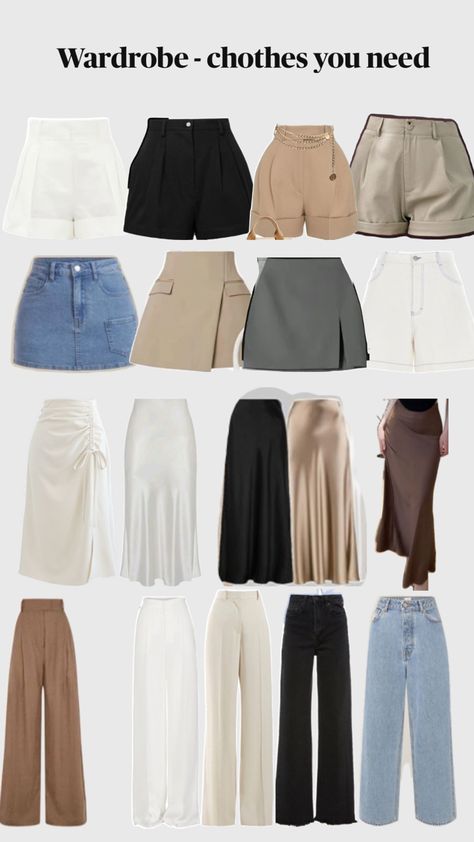 Clothes Classy Wardrobe Capsule, Cream Clothes, Types Of Clothing Styles, Capsule Wardrobe Casual, Fashion Capsule Wardrobe, Effortlessly Chic Outfits, Everyday Fashion Outfits, Casual Day Outfits, Elegante Casual