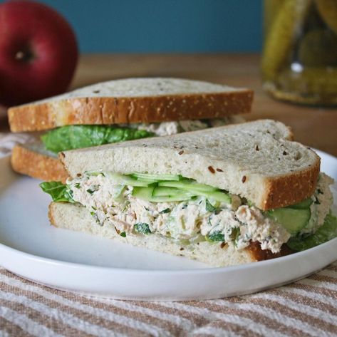 The Nosher on Instagram: “Why do American Jews love tuna salad SO MUCH???⁠ ⁠ This week @sonyamichellesanford explores this question, and shares her favorite recipe…” Deli Tuna Salad, Whitefish Salad, Parsley Recipes, Jewish Deli, Tuna Salad Sandwich, Tuna Salad Pasta, Tuna Salad Recipe, Deli Food, Jewish Recipes