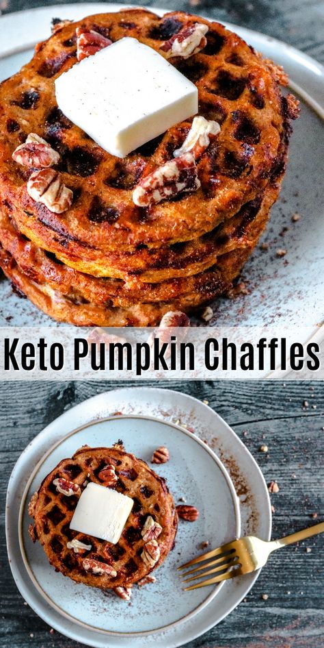 Pumpkin Chaffle, Keto Chaffles, Chaffle Recipe, Keto Diet Results, Keto Pumpkin, Keto Diet Breakfast, Pumpkin Waffles, Diet Breakfast Recipes, High Fat Foods