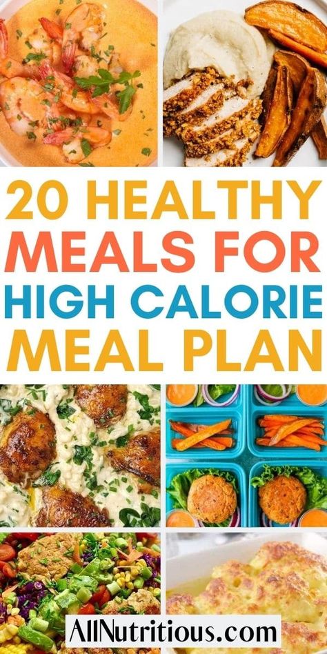 High Calorie Salad Recipes, Bulking Meal Plan For Women Recipes, High Calorie Meal Plan, High Calorie Diet, Bulking Diet, Salmon Meal Prep, Healthy Weight Gain Foods, Best Diet Foods, Weight Gain Meals