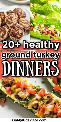 Ground Turkey Recipes For Lunch Healthy, New Ground Turkey Recipes, Clean Recipes With Ground Turkey, Light Ground Turkey Recipes, Easy Meals To Make With Ground Turkey, Ground Turkey Recipes Clean Eating, Recipes With Turkey Ground Meat, Turkey Burger Meat Recipes, Ground Turkey Recipes Macros