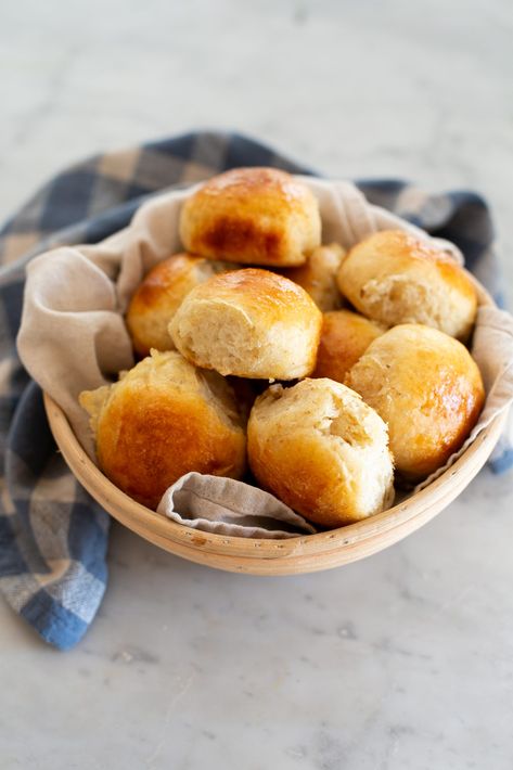 There’s nothing quite like the smell of freshly baked soft sourdough dinner rolls filling your kitchen. These golden brown rolls that get their unique flavor and texture from a combination of potato flour, milk, and an active sourdough starter, are perfect for any occasion—from a simple weeknight dinner to a festive holiday feast. This sourdough... Brown Rolls, Sourdough Dinner, Sourdough Dinner Rolls, Active Sourdough Starter, Sourdough Rolls, Potato Flour, Holiday Feast, Instant Yeast, Easy Weeknight Dinners