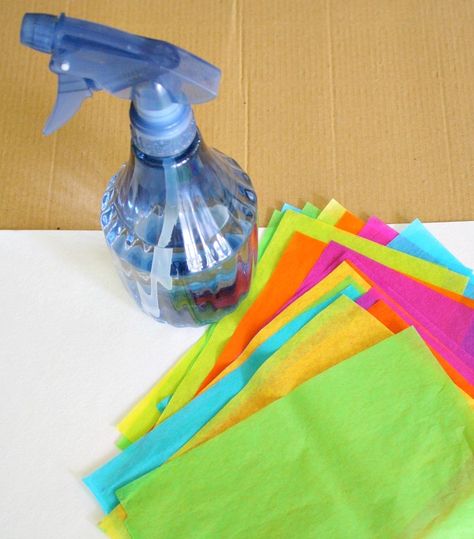 Tissue Art, Tissue Paper Painting, Invitation To Create, Tissue Paper Craft, Tissue Paper Art, Tissue Paper Crafts, Camping Art, Reggio Emilia, Childrens Crafts